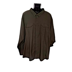 Cloumbia Men’s Long Sleeve Black Shirt Size 4TF M001